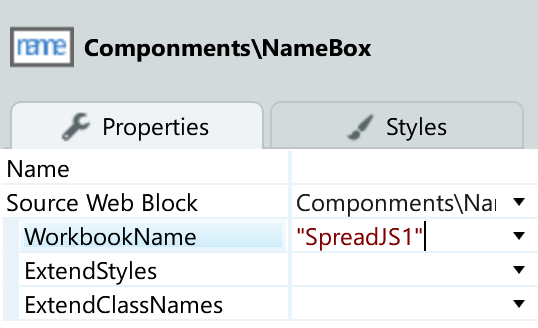 WorkbookNameプロパティの設定（NameBoxの例）