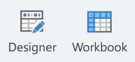 WorkBook と Designer